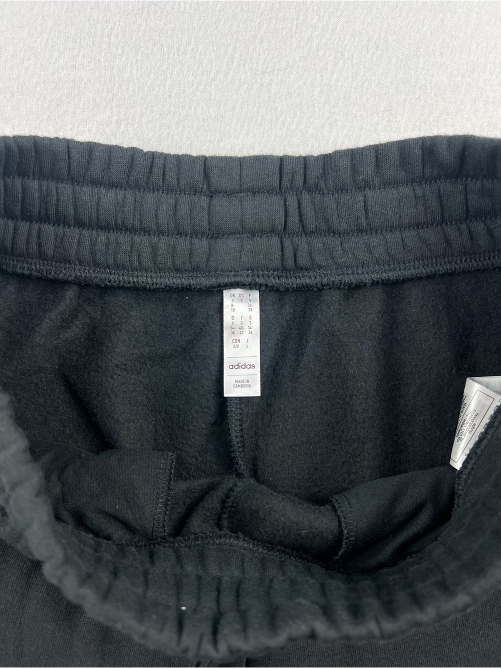 Adidas Womens Classic Striped Wide Leg Baggy Fleece Sweatpants Size S - Picture 3 of 11